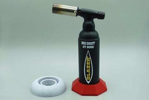 big shot blazer gt-8000 torch bases mysticmesh3d dabs 420 3d print model - Mito3D