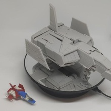 Größe Gundam rx78 2 Ader Kämpfer Gadget Kaiei 3d gunpla 3d print model - Mito3D