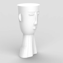 cabeza grande maceta 3d print model - Mito3D