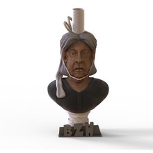 bigoudne Kunst Großbritannien Brust Figur statue Charakter Frau 3d print model - Mito3D