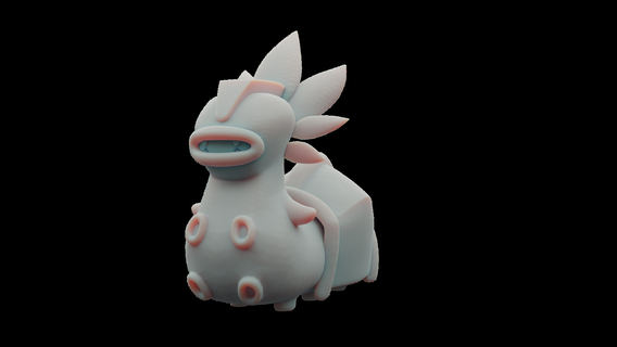 bigu temtem tem tempedia cute creature monster figure figurine toy game model 3d print model - Mito3D