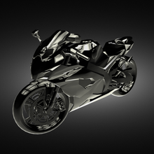 bicicletta gioco moto 3d print model - Mito3D