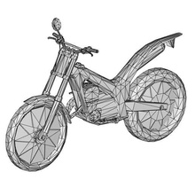 bicicletta 3d modello fbx obj stl trasporto gioco arte carattere irreale gratuito persona rig truccato animato miscelatore max cinema 3d print model - Mito3D