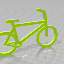 bike 3d printable gift simple various decoration desk hobby diy personalized scale custom design present biking ride bicycle 3d print model - Mito3D