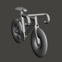 bicyclette funko jouets pop cheft vélo 3d print model - Mito3D