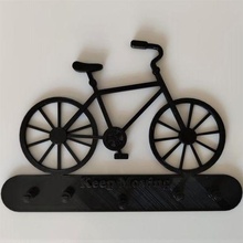 bicicleta cabide aguentar chave fofa parede arte 3d print model - Mito3D