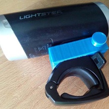 bike headlight mount sigma lightster various bicycle handlebar sport outdoors 3d print model - Mito3D