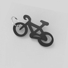 bike keyring fashion key ring bicycle 3d print model - Mito3D