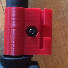bike lock clamp home created freecad replacement parts 3d print model - Mito3D