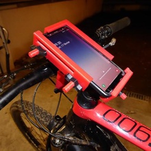 bisiklet ve motosiklet telefon tutucu gadget vtt dağ bisikleti akıllı spor 3d print model - Mito3D