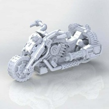 bisiklet ork ley Davidson 28mm minyatür orklar masaüstü savaş oyunları Warhammer 40k oyuncak 3d print model - Mito3D