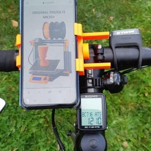 bike phone holder gadget 3d print model - Mito3D