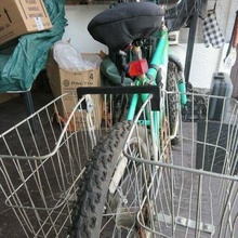 bike saddle bag basket cross member bicycle newspaper rear sport_outdoors 3d print model - Mito3D