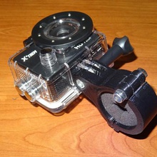 supporto per bicicletta go pro diametro 32 mm gadget fotocamera 3d print model - Mito3D