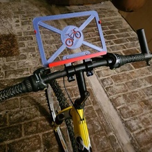 bike trainer tablet shelf sport outdoors 3d print model - Mito3D