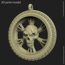 motociclista crânio vol10 pendant jewelry pendants tire racing motorcycle motorbike alloy necklace ornament chain iron silver fashion racer harley wheel tyre rim rider 3d print model - Mito3D