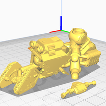 motociclista gioco warhammer 3d print model - Mito3D