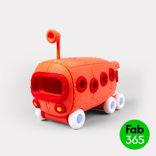 bikini bottom bus - spongebob car bikini bus spongebob foldable  3d print model - Mito3D