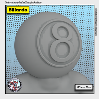 billards maravilha crise protocolo 8ball spider man 3d print model - Mito3D