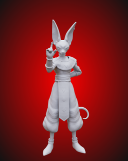bills dragon ball super god destruction collectible figure 3d printing resin pla abs anime sleeve animated character modeling fanart digital sculpture exclusive design 3d print model - Mito3D