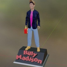 gamelle Madison école Adam sandler réplique figure art films 90s 80s film acteur tv souvenirs célébrité célébrités acteurs célèbre 3d print model - Mito3D