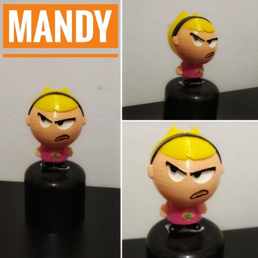 billy mandy various grim cartton toy 3D print model - Mito3D