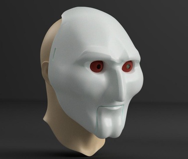billy sega maschera stl File catena cosplay orrore film spaventoso collettore ciao fan arte alto poli 3d print model - Mito3D
