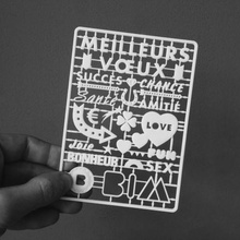 bim agência impressos em 3d cartão de felicitações vários 3d print model - Mito3D