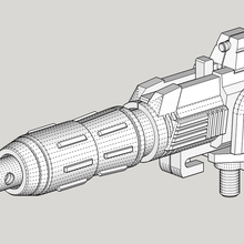 binaltech cortina fumogena missile launcher giocattoli sostituzione replica trasformatori alternatori 3d print model - Mito3D