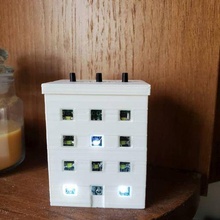 binary kitchen timer attiny424 3d print model - Mito3D