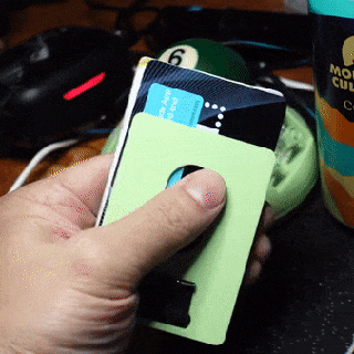 aglutinante acortar tarjeta billetera 3d print model - Mito3D
