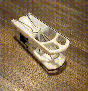 aglutinante acortar ratón trampa ratonera rata física Ciencias invención artilugio mínimo funcional impresión roedor broma 3d print model - Mito3D
