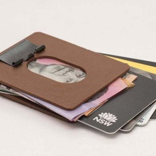 binder clip wallet - sehr schlank, sicher Mode Zubehör slim Geld-Inhaber Geld-clip Geld minimalistische Brieftasche Halter Karten Karte 3d print model - Mito3D