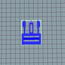 binder loop various schoolbag strap clips teaser closure 3d print model - Mito3D
