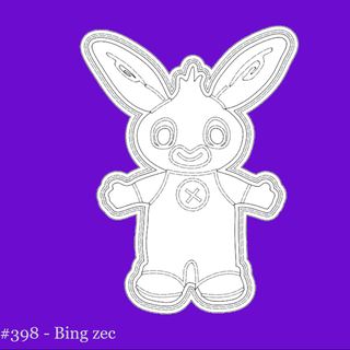 bing coniglio casa biscotto taglierina stl file coniglietto 3d print model - Mito3D