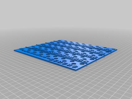 Bingo top Kulp destek yazı tahtası hobi 3d print model - Mito3D