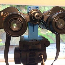 binocular abrazadera vanguardia trípode cámara 3d print model - Mito3D