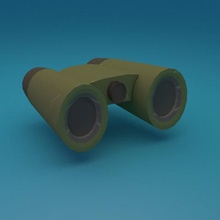 binocular various eyelayer fashion apperal binoculars low poly 3d print model - Mito3D