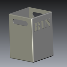 bin gadget practice trash 3d print model - Mito3D