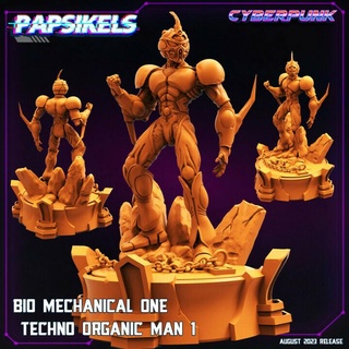 bio mechanical one techno organic man 1 guyver tabletop dnd cyberpunk chronos bioman zoanoid 3d print model - Mito3D