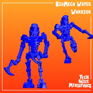 biomech robot water warrior Game scifi toy wargame miniatures 3d print model - Mito3D