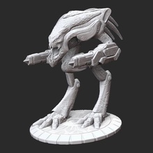biomechanoid laser sam 3 3d modello stl file Stampa gioco hd figura miniatura statua nemico mostro 3d print model - Mito3D