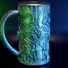biomeca artilugio extraterrestre ciencia ficción xenomorfo cerveza soporte 3d print model - Mito3D