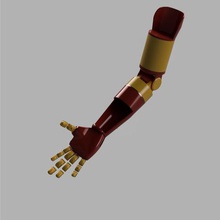 biyonik el çeşitli Robotik elektronik kol bionic 3d print model - Mito3D