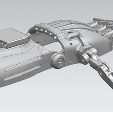 bionic mão vários 3d print model - Mito3D