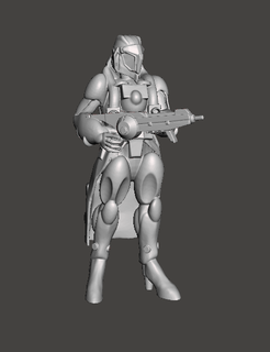 bioroid terminator assault rifle-robotech rifle assault-robotech 3d print model - Mito3D