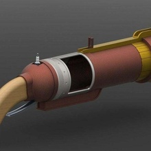 bioshock grenade launcher prop video game props 3d print model - Mito3D