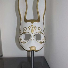 bioshock máscara de pie la moda el traje titular base 3d print model - Mito3D