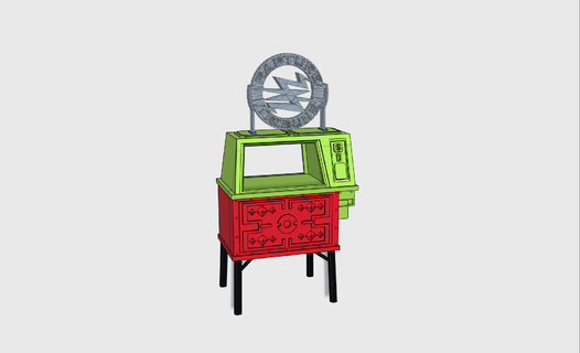 bioshock rapimento tribuna gioco 3d print model - Mito3D