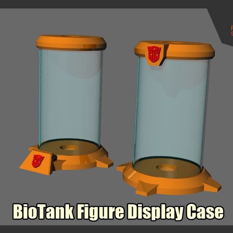 biotank figure display case game transformers 3D print model - Mito3D